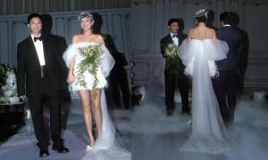 Khánh Linh Cô Em Trendy mặc váy ngắn trong lễ cưới kín đáo tại Hà Nội